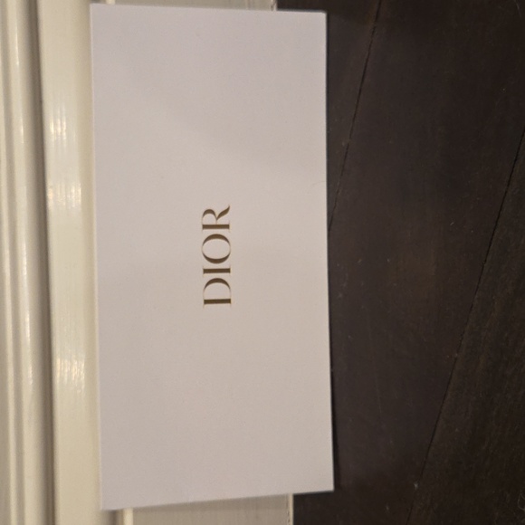 BRAND NEW AUTHENTIC CHRISTIAN DIOR GIFT CARD HOLDER, ENVELOPE & RIBBONS 69" - Picture 2 of 4